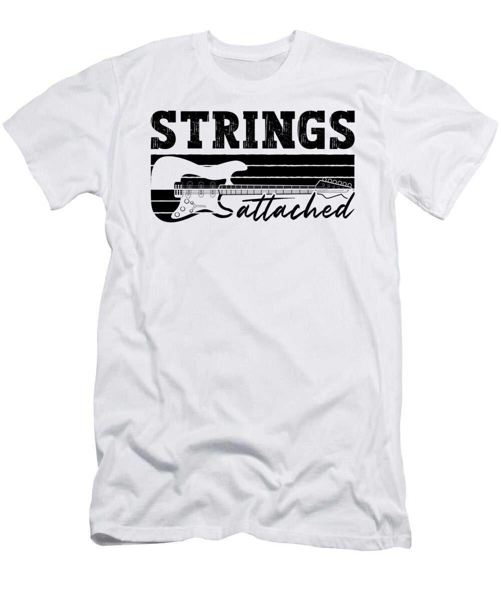 String Attached Bass Guitar Guitarist Bass Player Tshirtconcepts Marvin Poppe T-Shirt