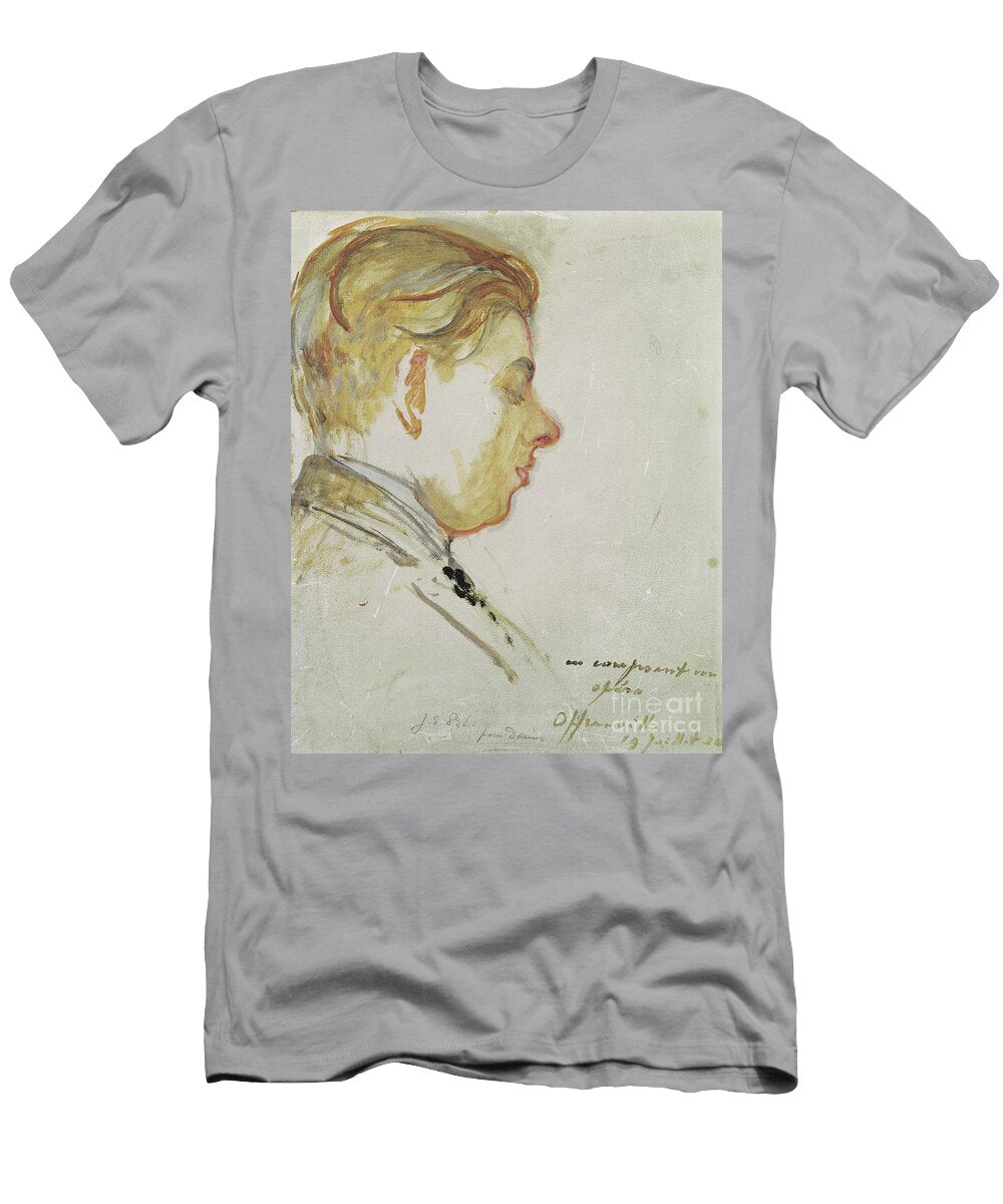 Study for a Portrait of Francis Poulenc Jacques Emile Blanche T-Shirt