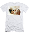 Study for an Evening At Baron Von Spauns Schubert At the Piano Among His Friends Including Moritz Ludwig Von Schwind T-Shirt