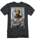 Stylized Portrait of Tupac Shakur Kevin Walker and Pixel Reverie T-Shirt