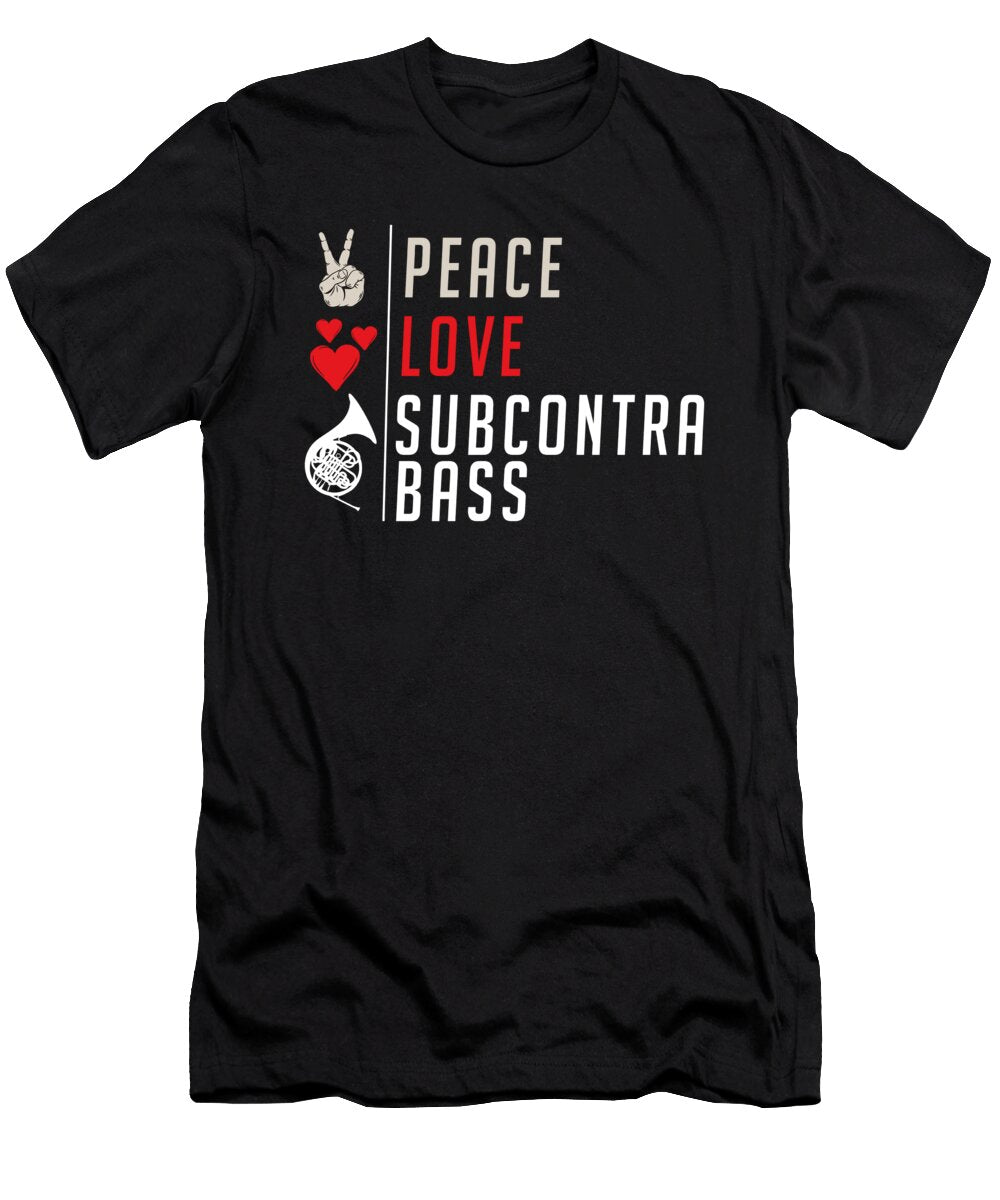 Subcontrabass Musical Instrument Flute Tenshirt T-Shirt