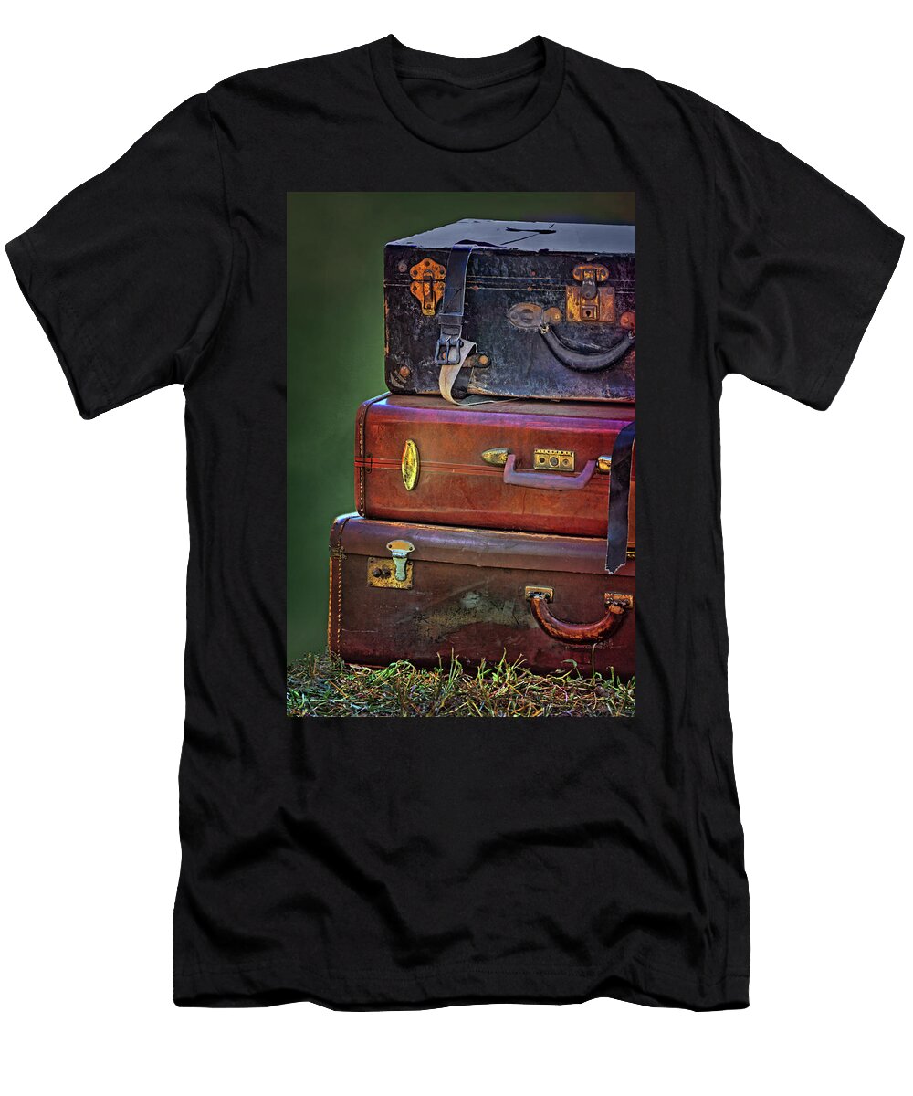 Suitcases Trunk Nikolyn Mcdonald T-Shirt