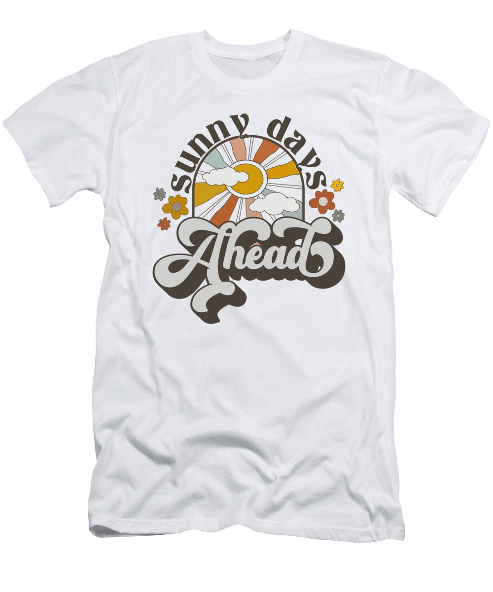 Sunny Days Ahead Retro Sunshine Design Licensed Art T-Shirt