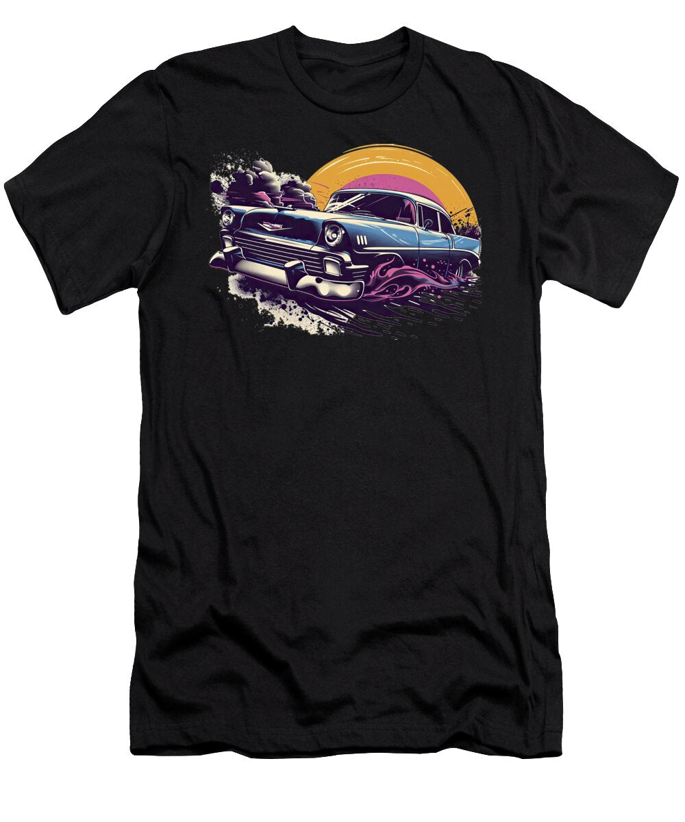 Sunset Cruiser the 55 Chevy Legacy Bill Posner T-Shirt