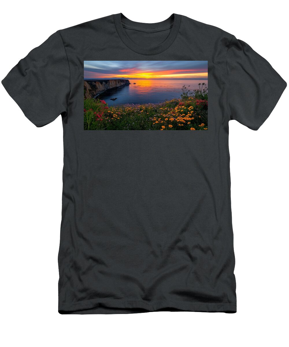Sunset Over Channel Islands Sven Andersen T-Shirt