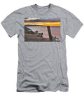 Sunset Over Potato Harbor Fence Adam Jewell T-Shirt