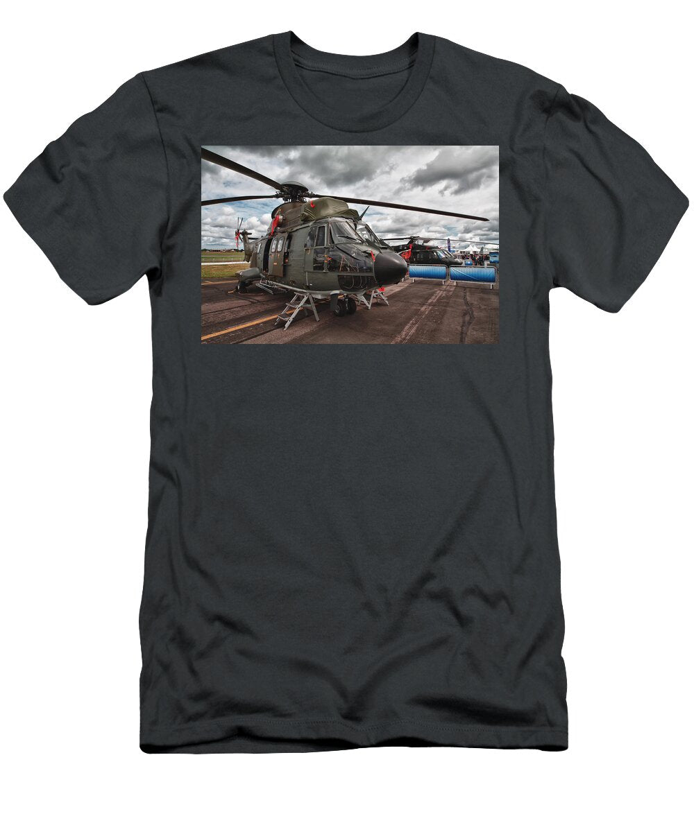 Super Puma Helicopter Shirley Mitchell T-Shirt