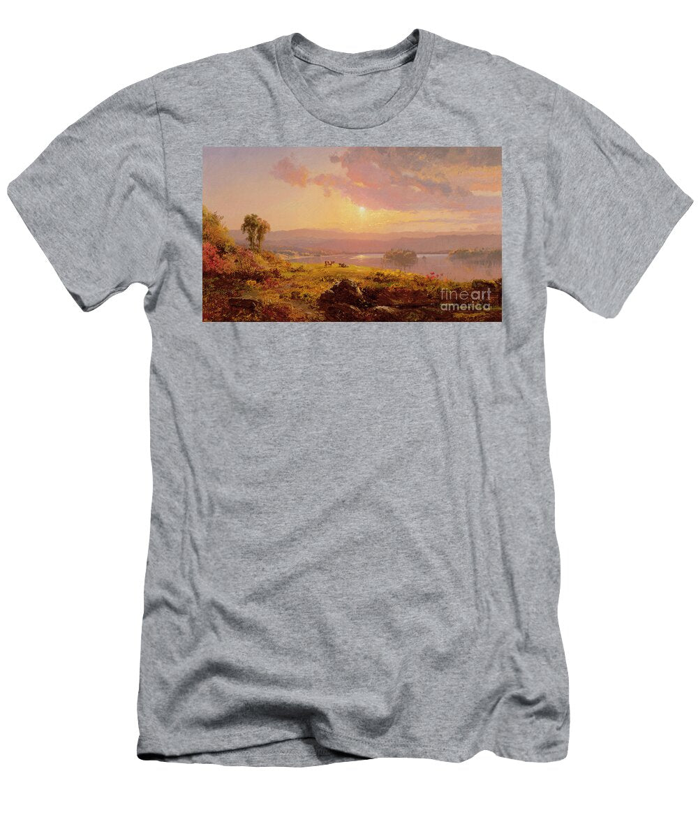 Susquehanna River Jasper Francis Cropsey T-Shirt