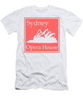 Sydney Opera House in Coral Pink Custom Home Fashions T-Shirt