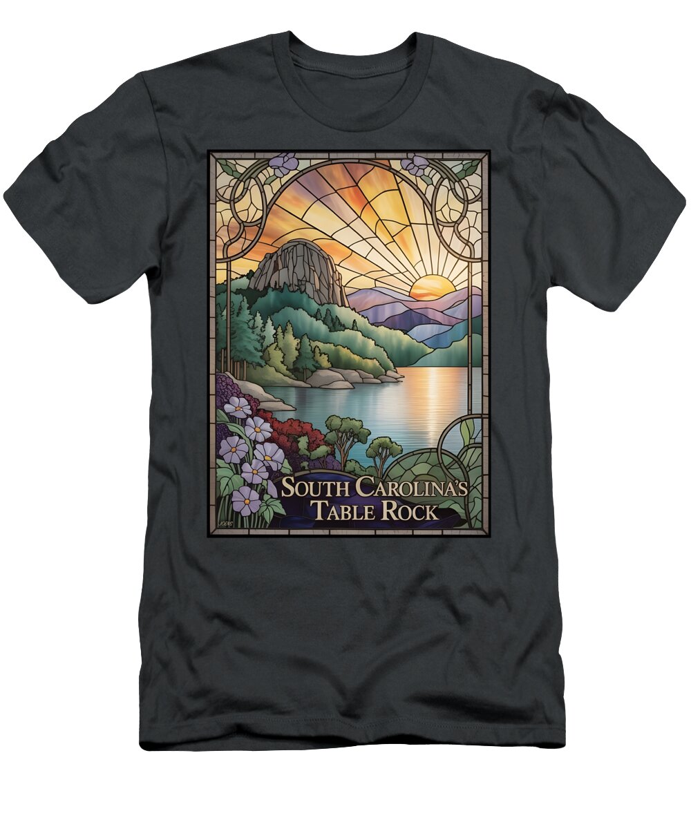 Table Rock Scenic Sunset Greg Joens T-Shirt