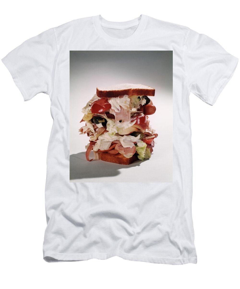 Tall Overstuffed Dagwood Sandwich Still Vintage Images T-Shirt