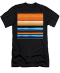 Tangerine Daydream Blue and Orange Art Sharon Cummings T-Shirt