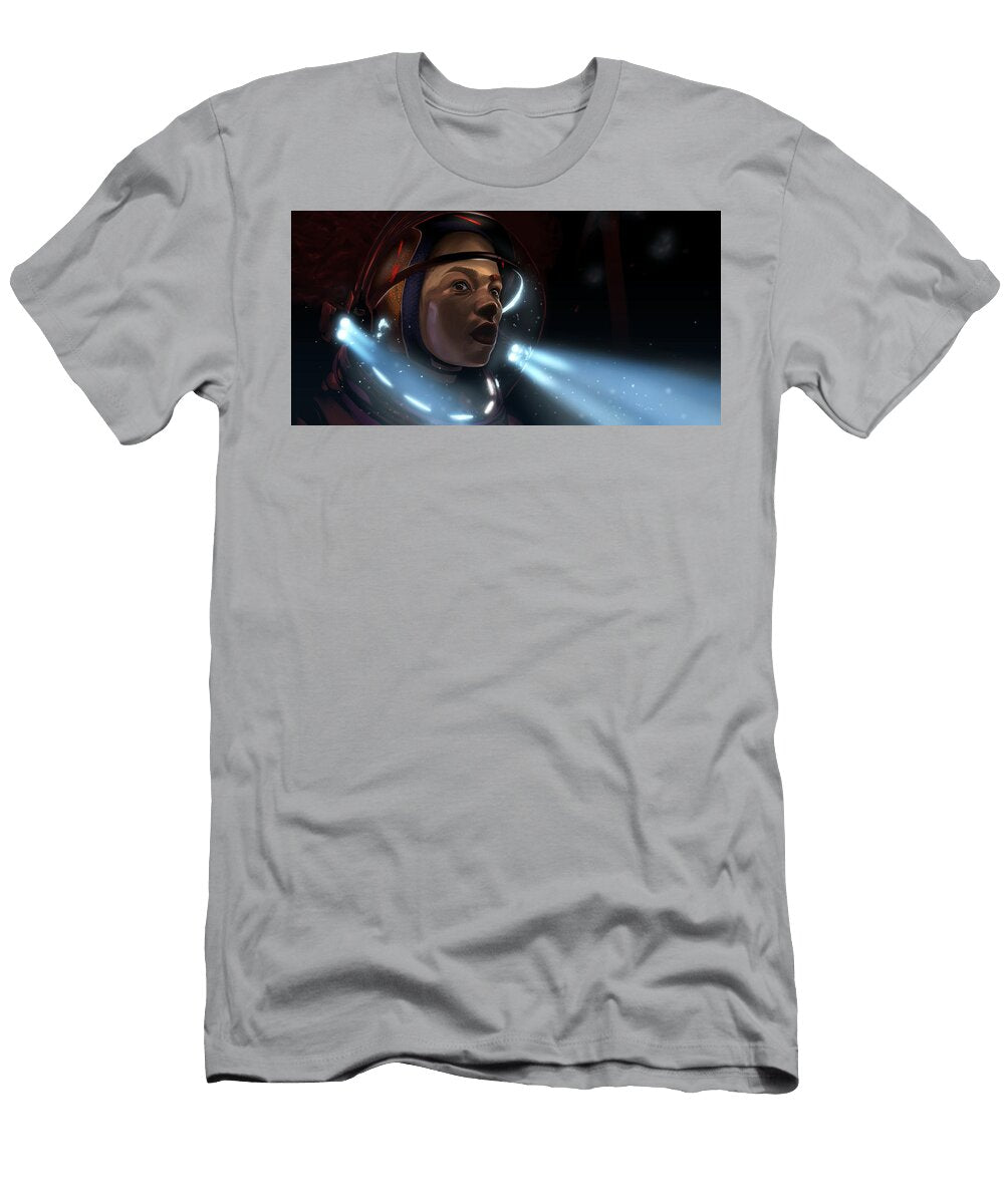 Taylor Russell As Judy Robinson Digital Painting Vince Diodato T-Shirt