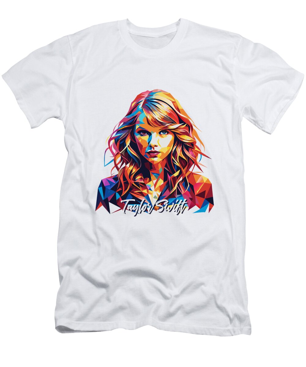 Taylor Swift 1 in Wpap Pop Art Vectorart Nesia T-Shirt