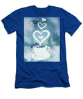 Teal Blue Splash Watercolor Coffee Cup Cafe Art Irina Sztukowski T-Shirt