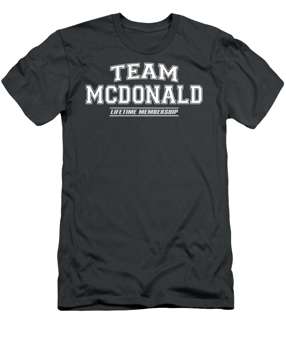 Team Mcdonald Proud Family Surname Last Name Zoeidx Baldu T-Shirt