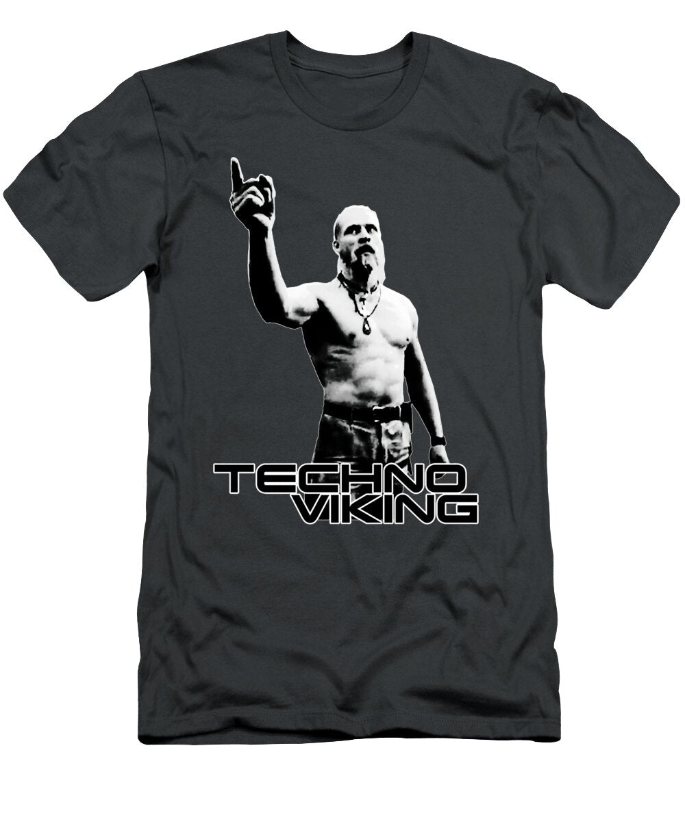 Techno Viking Basic Novelty Graphics Female Cotton Printed Finley Olson T-Shirt