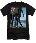 Teen Girls Relax Lake Edge Conversing Philip Karen Smith Tfa T-Shirt