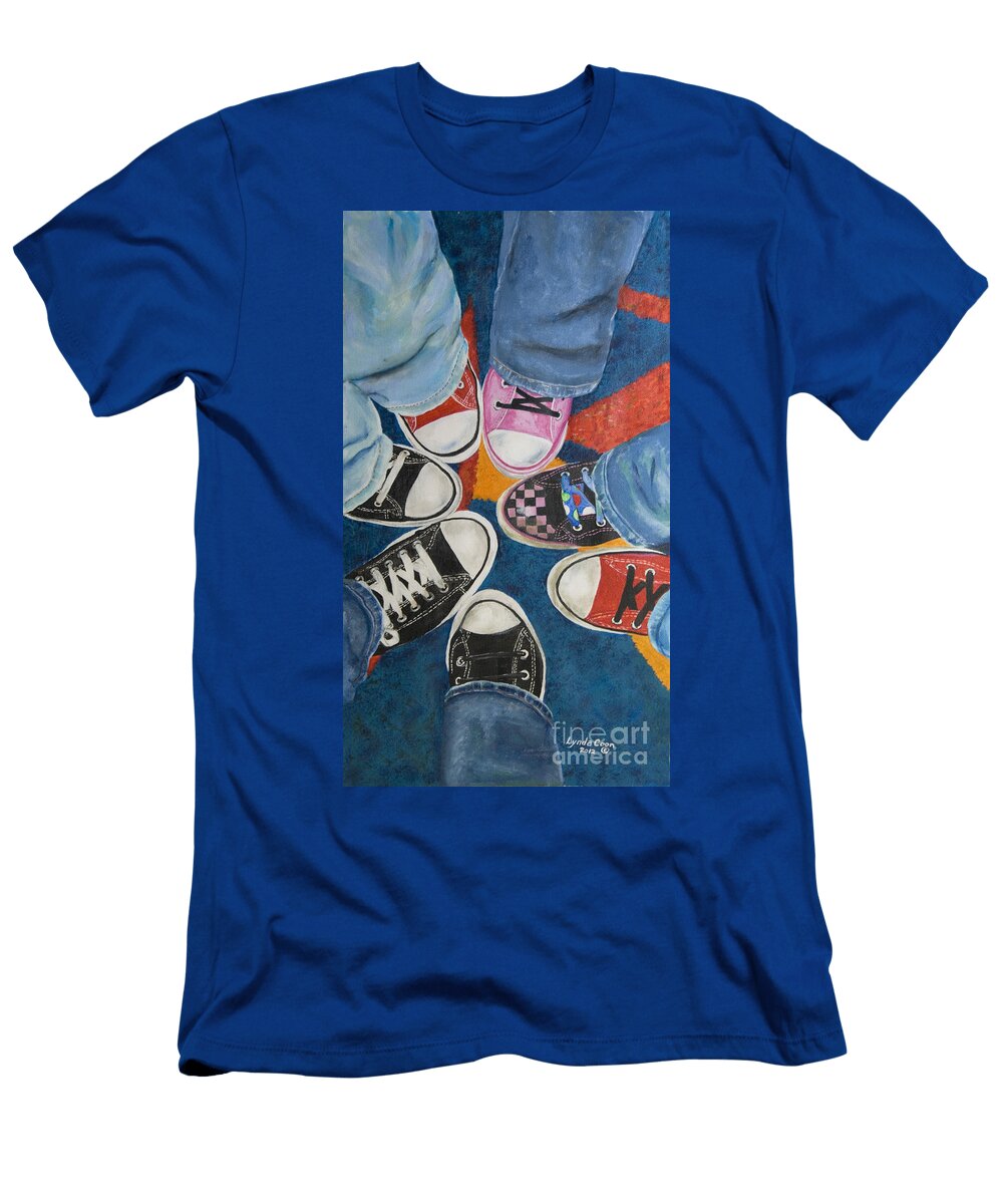 Teens in Converse Tennies Lynda Coon T-Shirt