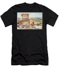Temple of Athena Nike Acropolis Portraying Ancient Greek Ruins Ap4 Historic Illustrations T-Shirt