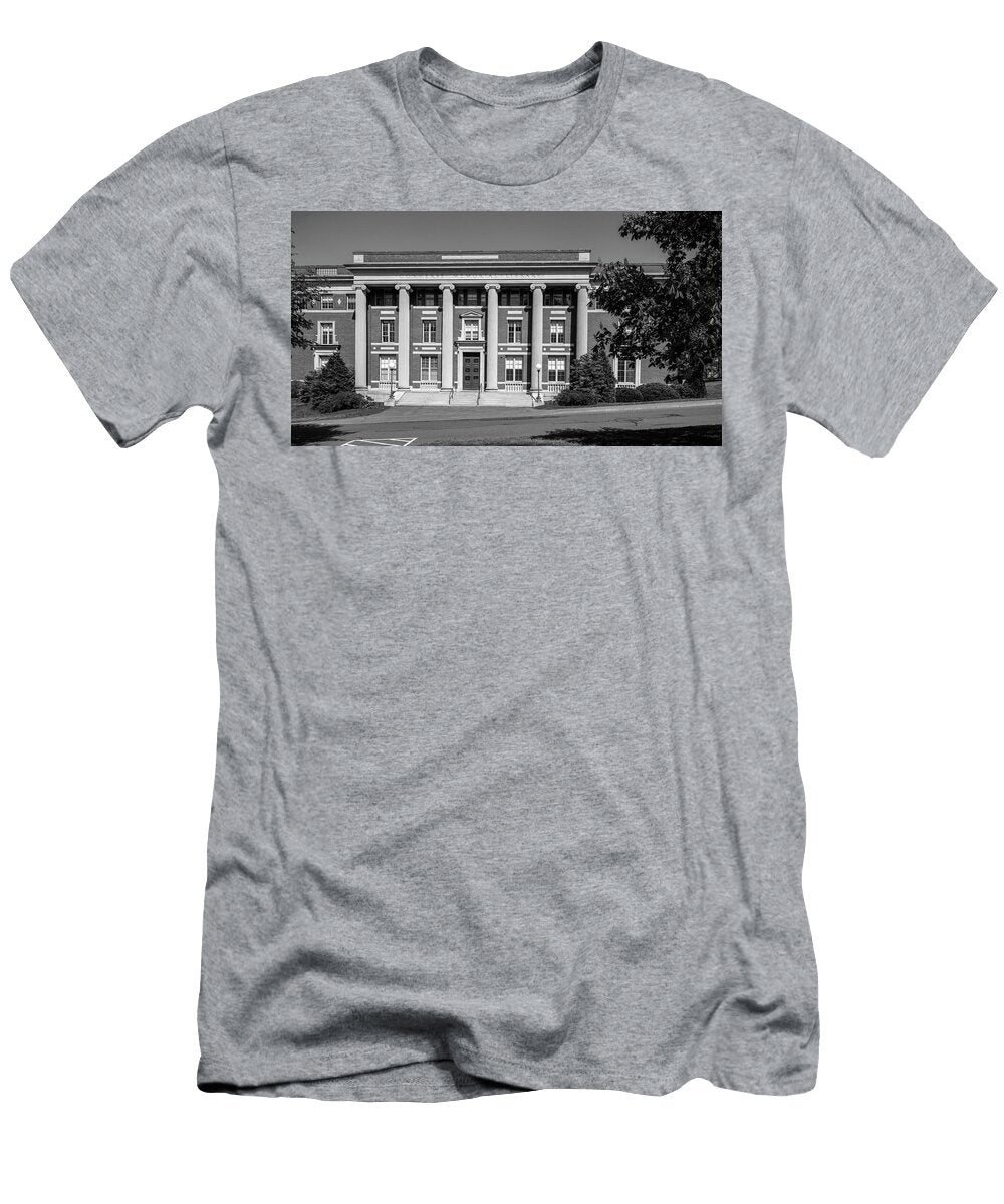 The 1917 Converse Hall Amherst College Monochrome Joseph S Giacalone T-Shirt