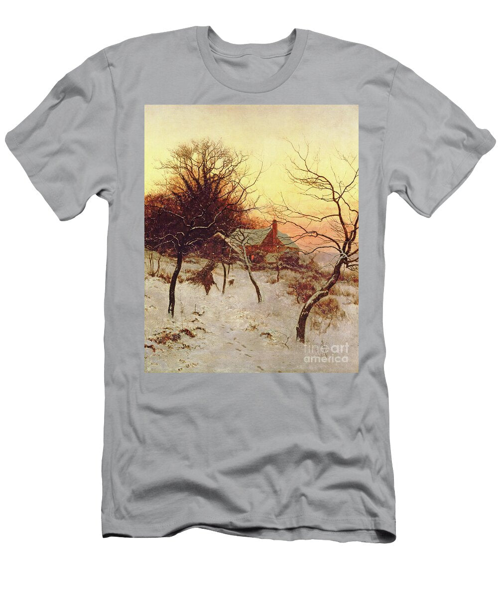 The Approach of a Winters Night Edward Wilkins Waite T-Shirt