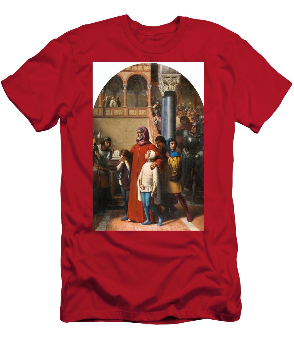 The Arrest of Ugolino Henri Delaborde French T-Shirt