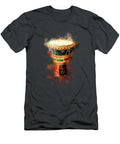 The Beat of the Drum Djembe African Drum in Colorful Watercolor Andreea Eva Herczegh T-Shirt