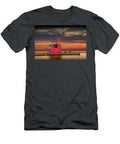 The Big Red Lighthouse At Sunset on Lake Michigan By Ottawa Beac Randall Nyhof T-Shirt