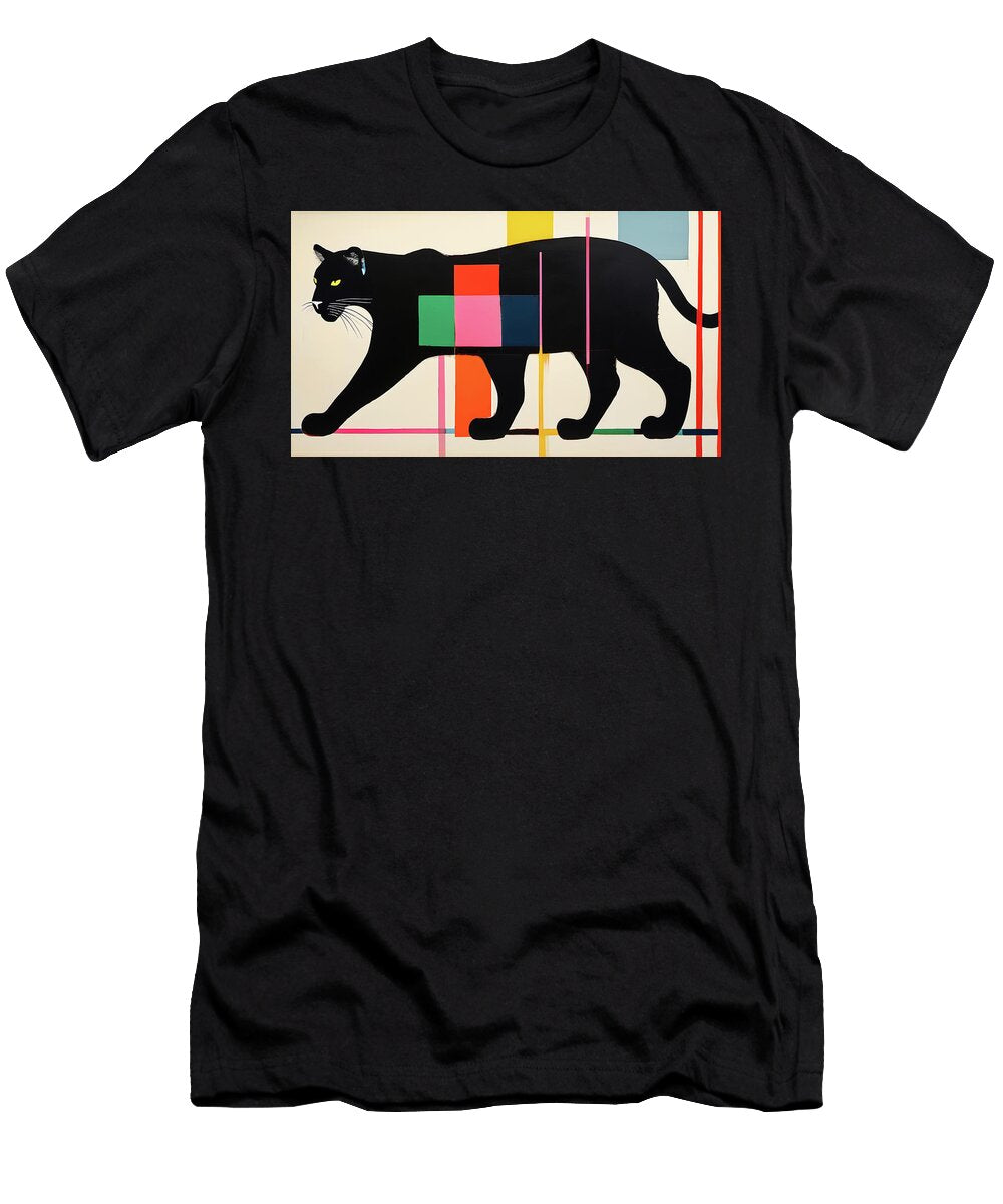 The Black Puma Cat Stripes 01 Felix Von Altersheim T-Shirt