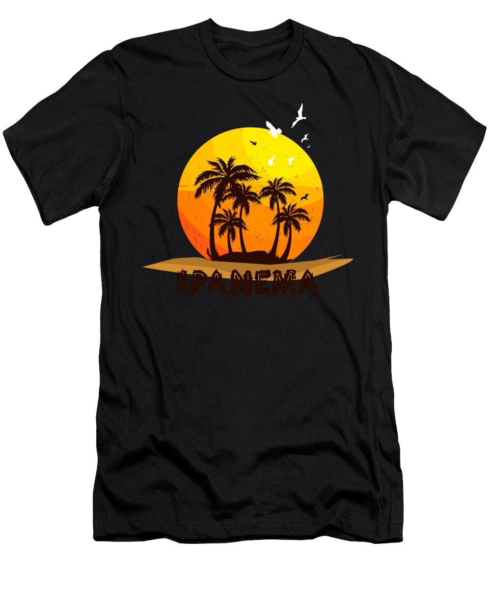 The Carioca Lifestyle Ipanema Romance and Happiness Douxie Grimo T-Shirt