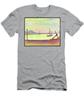 The Channel At Gravelines Evening Digital Remastered Edition Georges Seurat T-Shirt