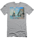 The Cliffs At Etretat Claude Monet 1885 Claude Monet T-Shirt