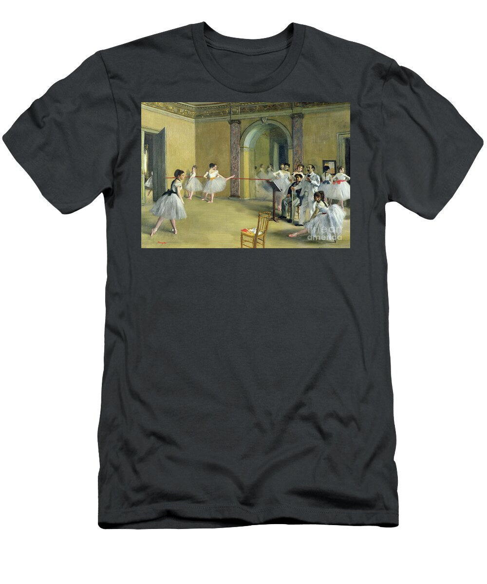 The Dance Foyer At the Opera on the Rue Le Peletier Edgar Degas T-Shirt