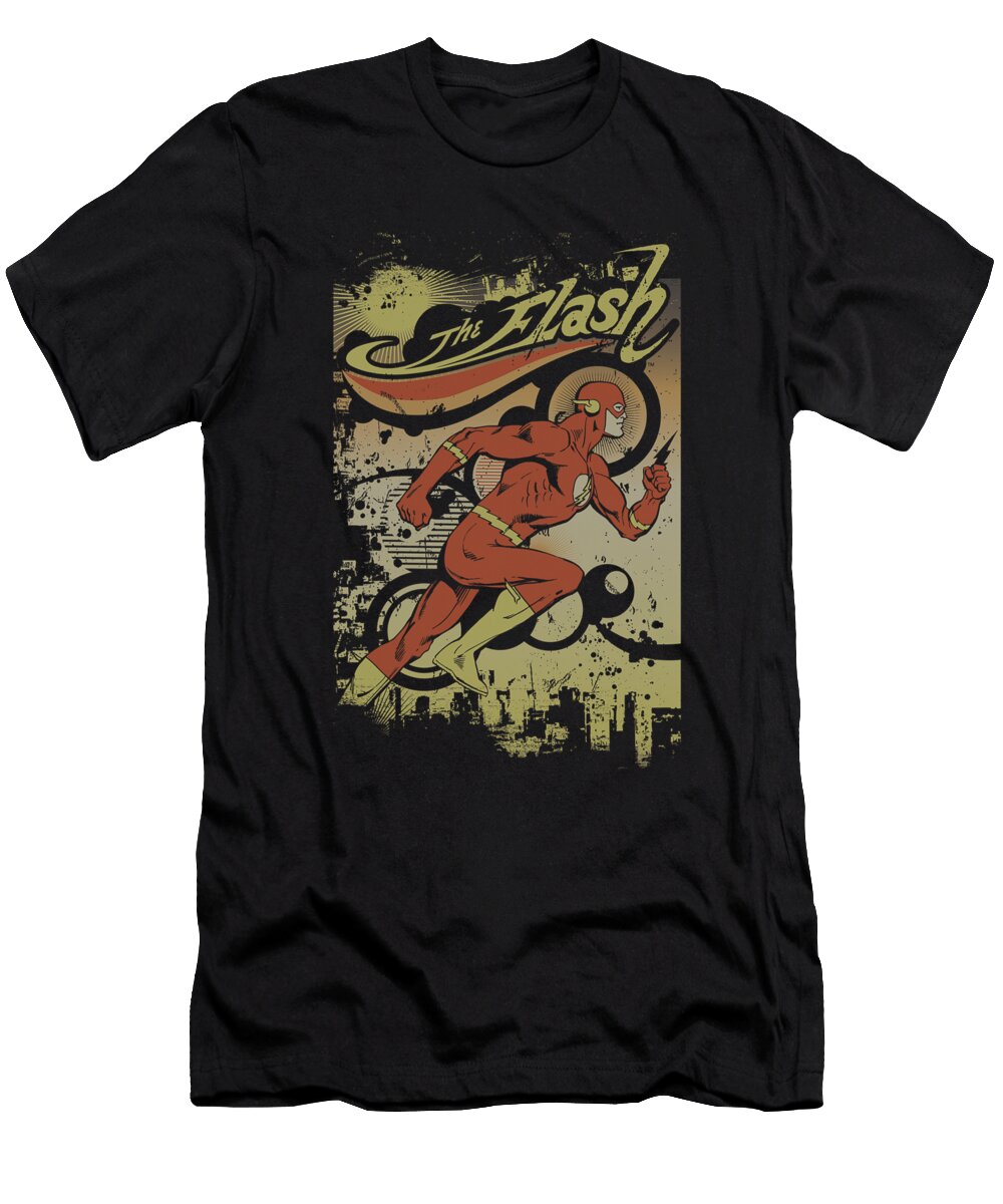 The Flash DC Just Passing Through Crystal Smart T-Shirt