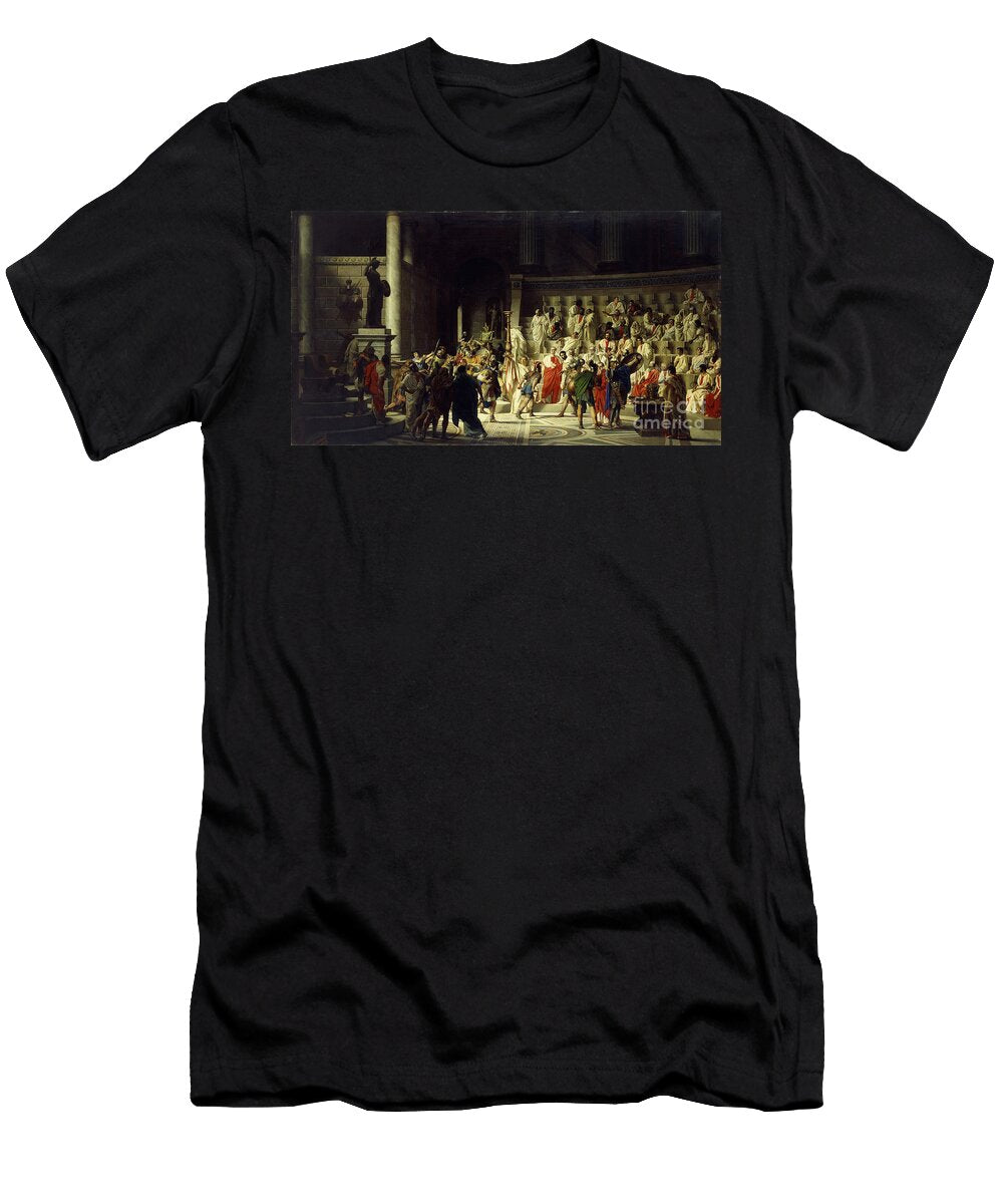 The Last Senate of Julius Caesar 1867 Raffaele Giannetti T-Shirt