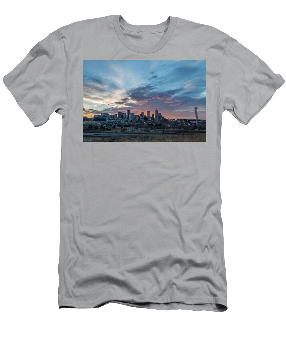 The Mile High City At Sunrise Tony Hake T-Shirt