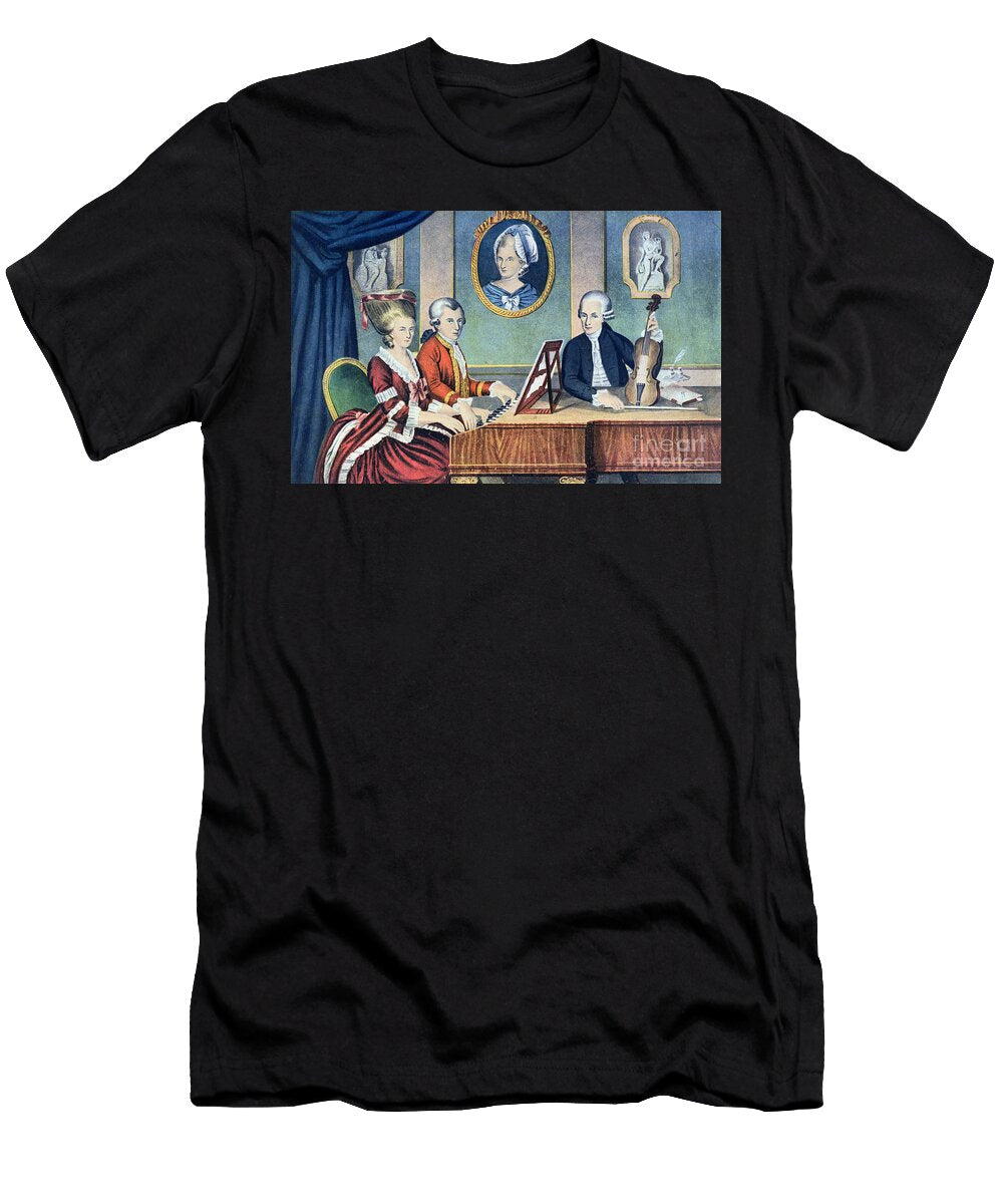 The Mozart Family in 1780 81 Austrian School T-Shirt