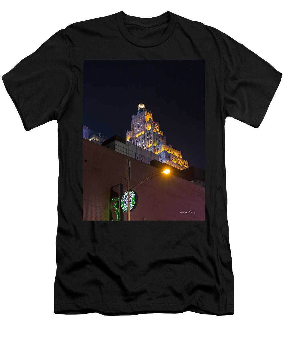 The Old and the New in New York Angela a Stanton T-Shirt