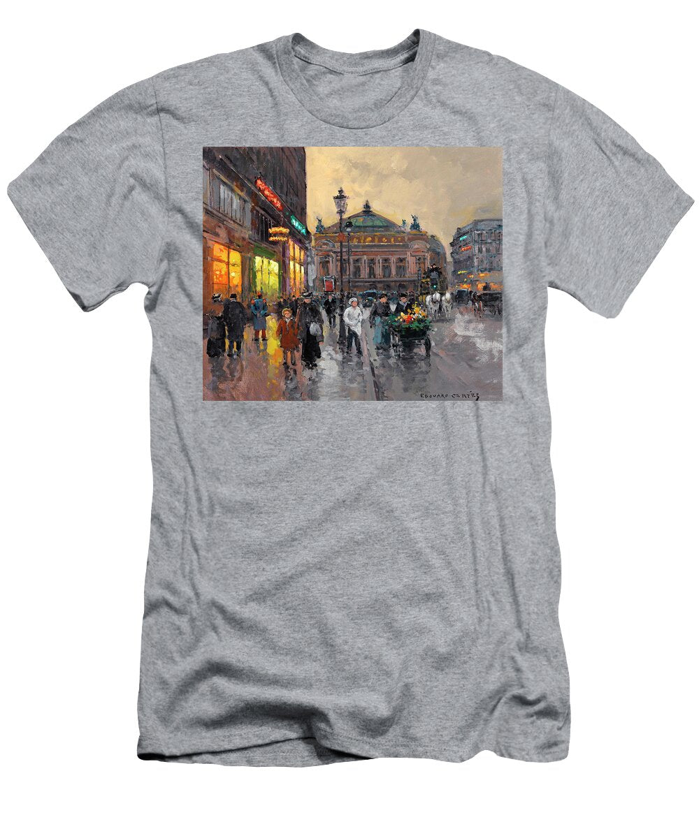 The Opera Square Edouard Henri Leon Cortes T-Shirt