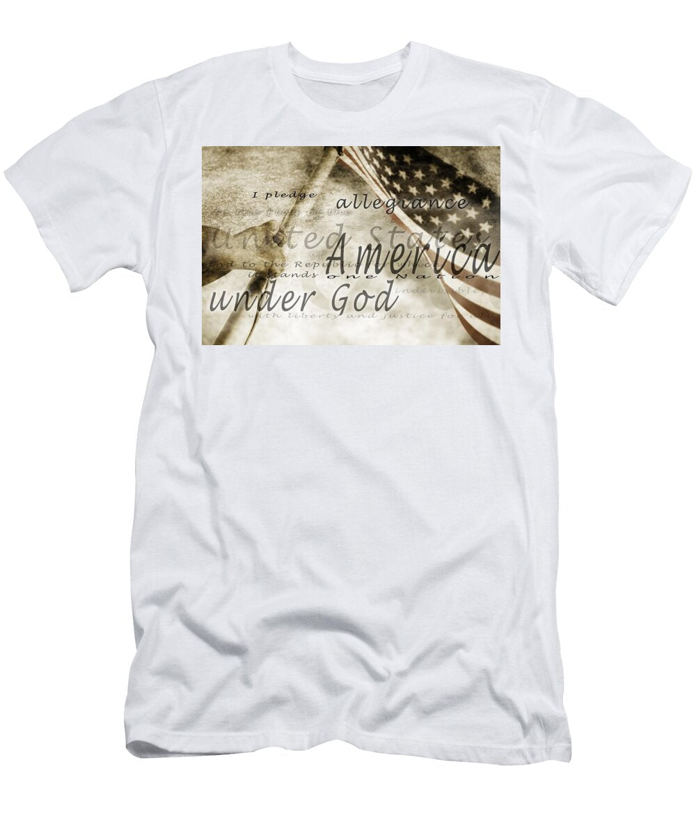 The Pledge of Allegiance and an Chris and Kate Knorr T-Shirt