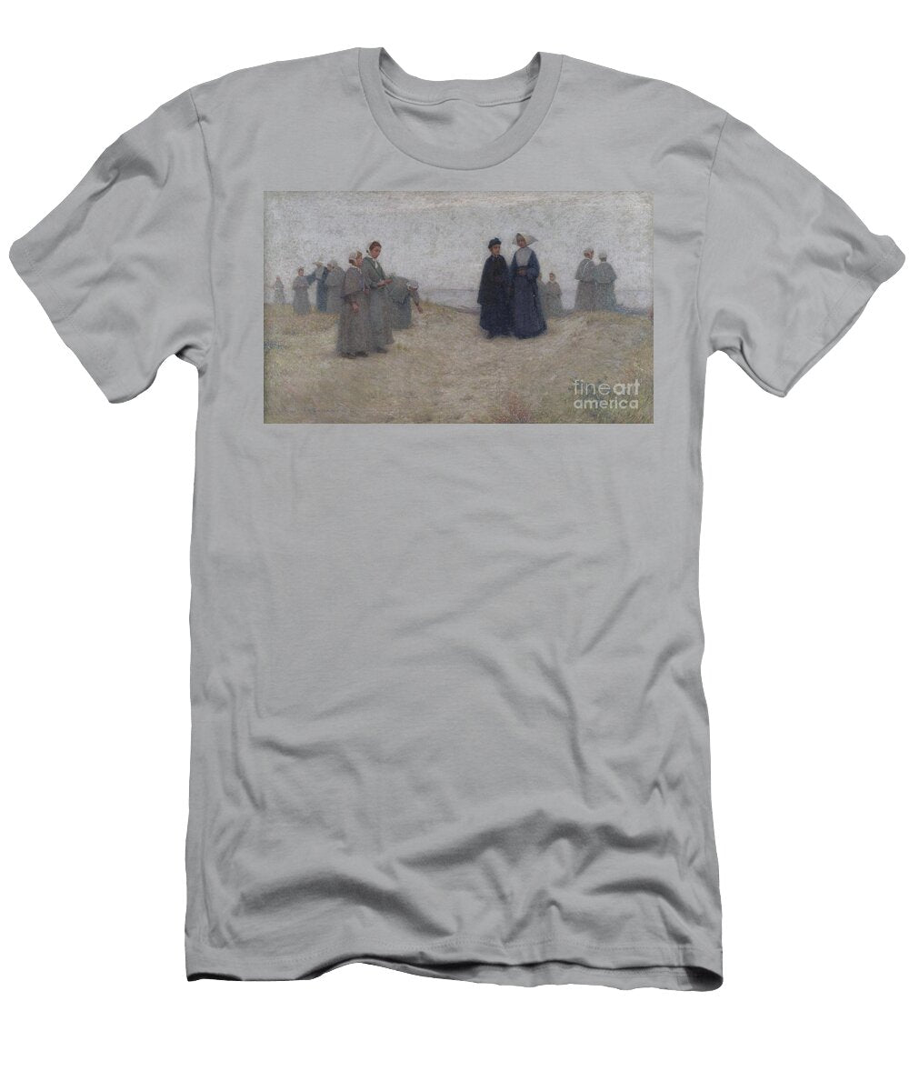 The Promenade of the Orphans 1888 Henri Eugene Augustin Le Sidaner T-Shirt