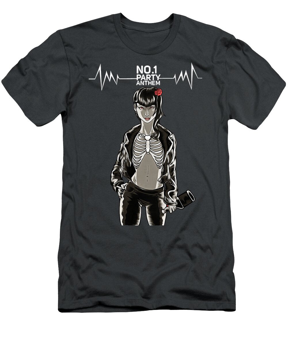 The Skeleton Girl Lina Dart T-Shirt