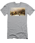 The Slide Below the Castle Edinburgh John Ritchie T-Shirt