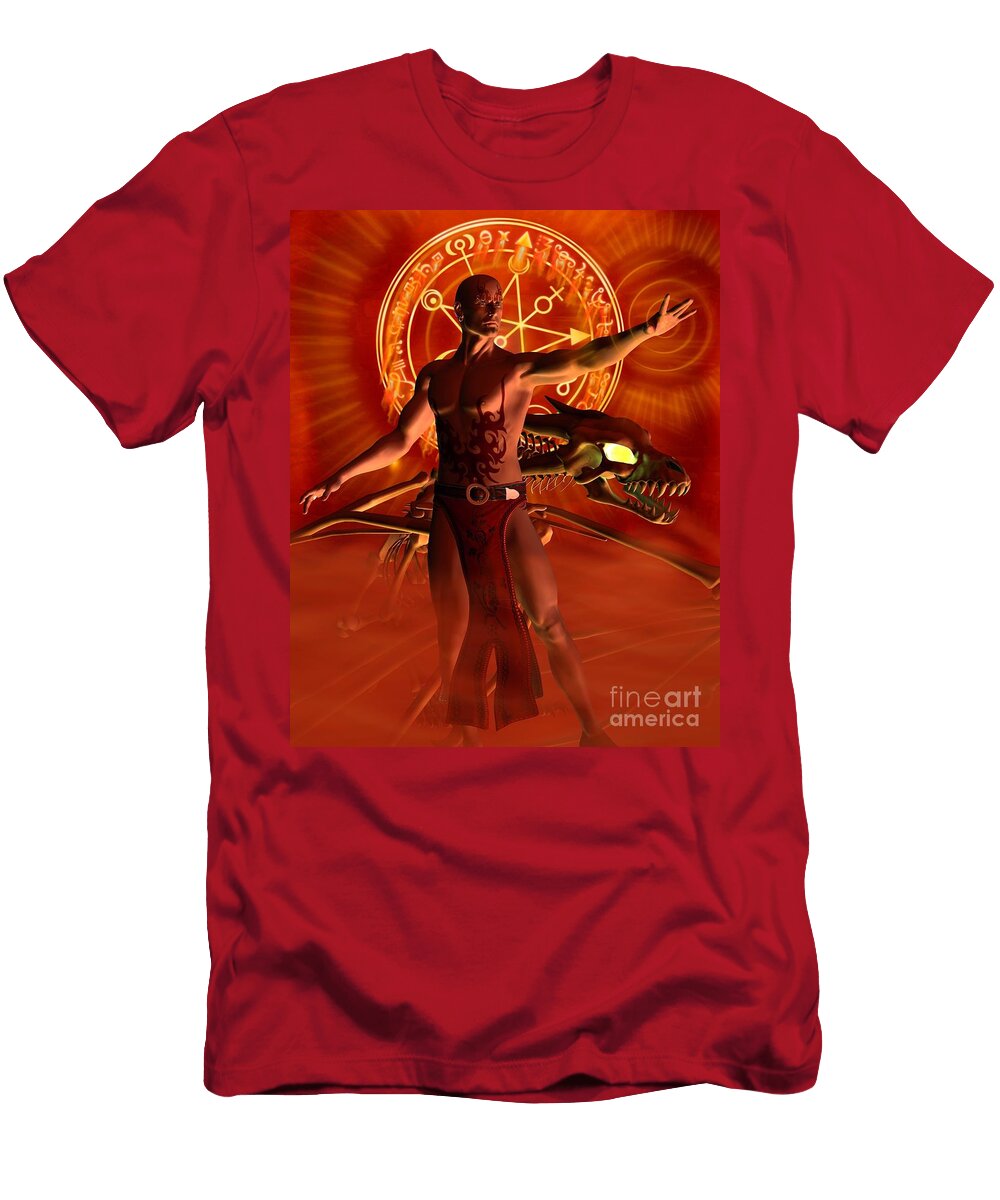 The Sorcerer Spellcasting Fairy Fantasies T-Shirt