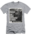 The Truth or True Scotts on Visit Dystopia Black and White Armel Beaudouin T-Shirt