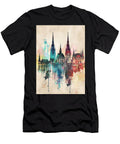 The Vienna State Opera Austria Cityscape Watercolor Clark Leffler T-Shirt