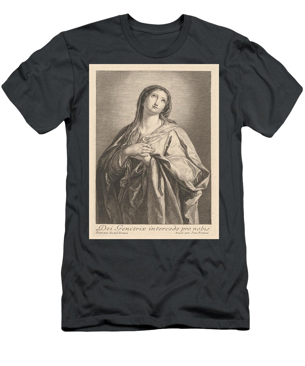 The Virgin Mid Th Century Art Giovanni Bottani Italian T-Shirt