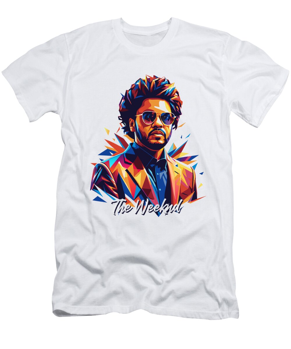 The Weeknd 1 in Wpap Pop Art Vectorart Nesia T-Shirt