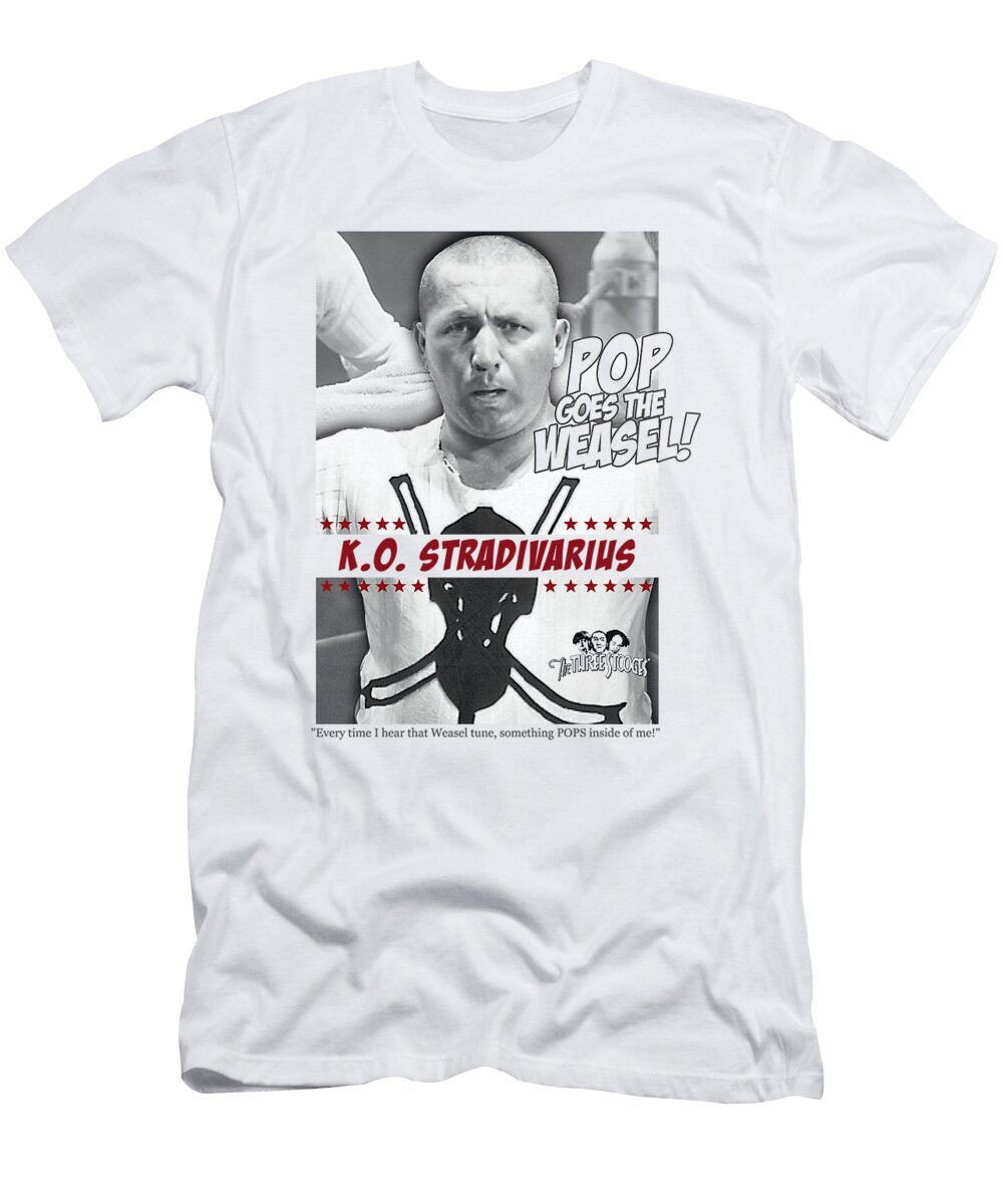 Three Stooges Weasel Brand a T-Shirt